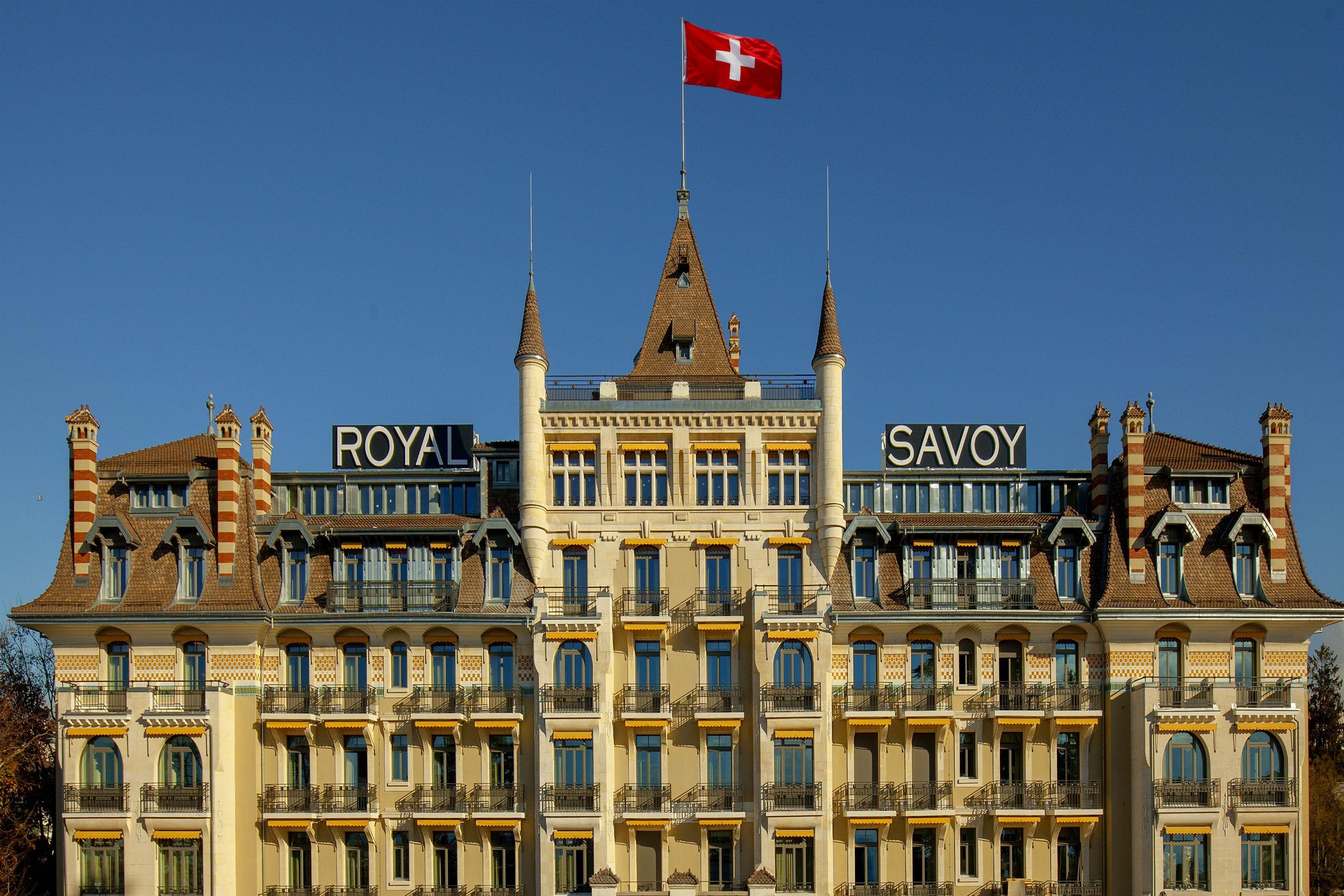 Royal Savoy Hotel & Spa Лозанна Екстер'єр фото